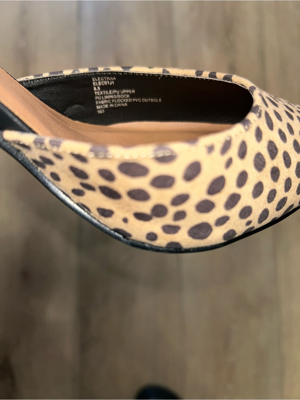 Madden Girl Electraa Leopard Print Pointed Toe Ankle Strap Heels Size 8.5 - Picture 8 of 8